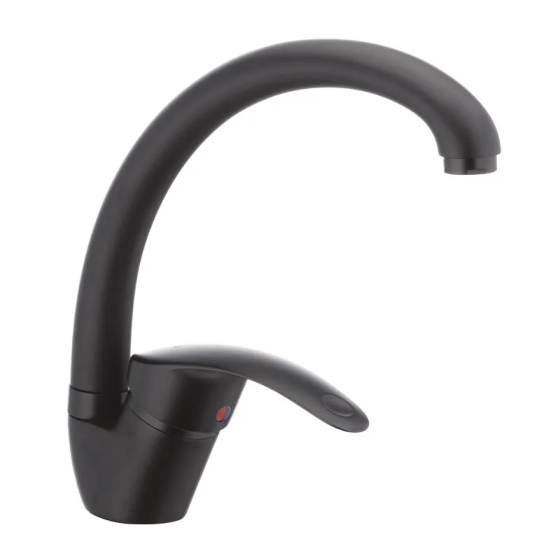 Кухонный смеситель Cron Mars 777 черный CR0785 Харьков