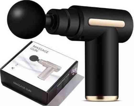 Ударний масажер пістолет Fascial Gun перкусійний акумуляторний Ручной. Харків