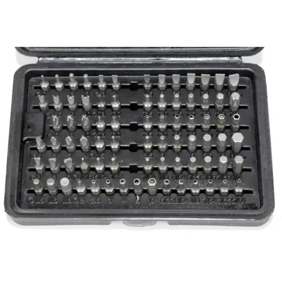 Набір біт LEX – Чехія, 100 шт, з адаптерами та кейсом Львів