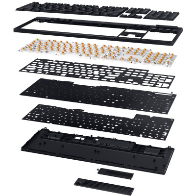 Клавіатура Razer BlackWidow V4 Low-Profile Wireless/Bluetooth/USB Yellow switch UA Black (RZ03-05271500-R3M1) Вінниця - фото 4