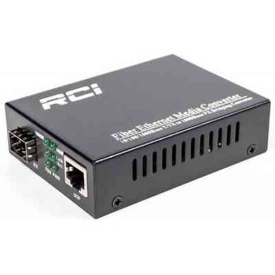Медиаконвертер RCI 1G, SFP slot, RJ45, standart size metal case (RCI300S-G) Винница
