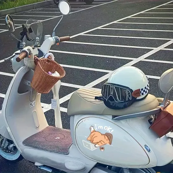 Виниловая наклейка «I’m OK Cat» — мультяшный кот для ноутбука, авто или стены Киев