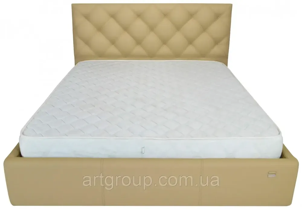 Ліжко Bristol Comfort 120 х 190 см Fly 2238 З підйомним механізмом та нішою для білизни Бежевий Дніпро - фото 14