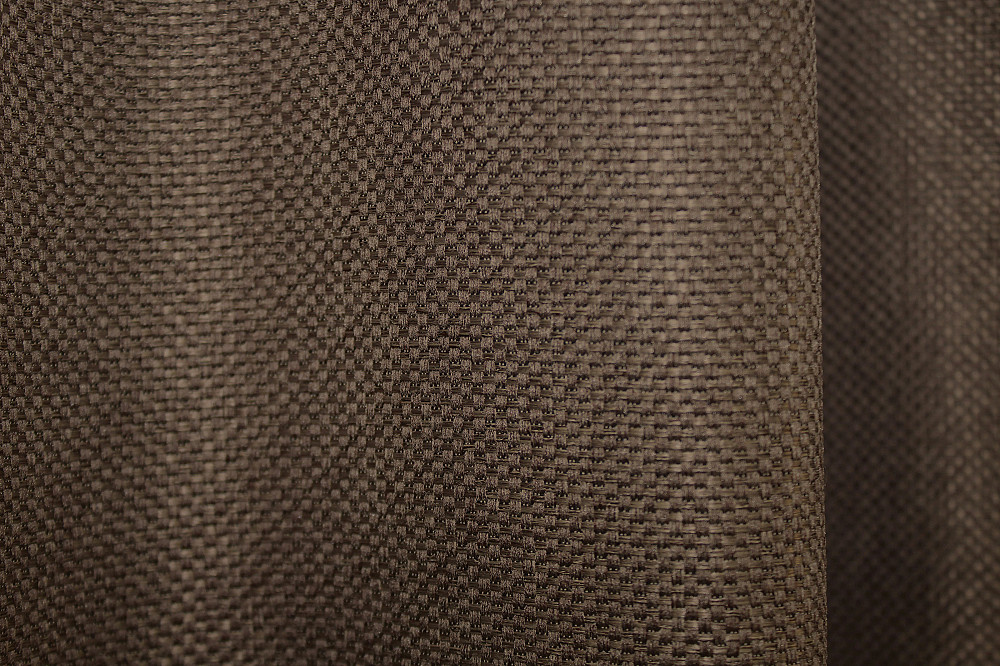 Комплект коротких штор VR-Textil Лен-блэкаут № 277ш 130х170 см 2 шт Коричневый (35-0037) Киев - изображение 7