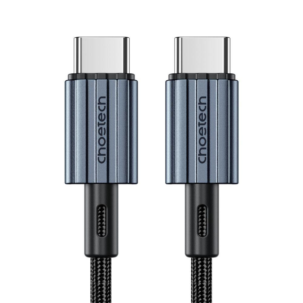 Кабель Choetech ХСС-1015 Black USB-C to USB-C PD60W 2m (43-00125) Киев - изображение 1