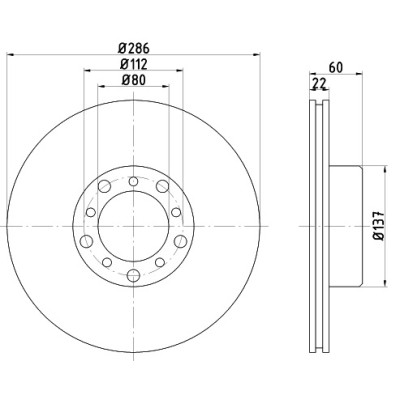 Гальмівний диск LPR M2171V Вінниця - фото 1