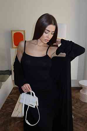 Женский стильный привлекательный комплект платье+ кардиган, турецкая качественная вискоза Одесса