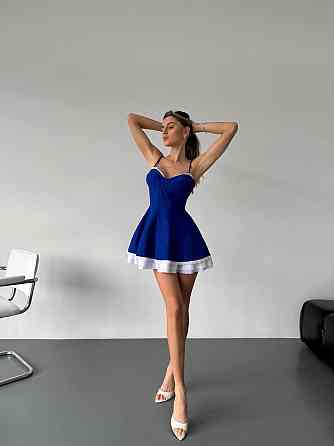 Жіноча стильна чарівність мініплаття бенгалін Електрик, 46/48 Одеса