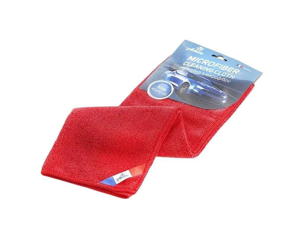 Салфетка из микрофибры 40х40см (красная) ТМ 12 Atelie Киев - изображение 1