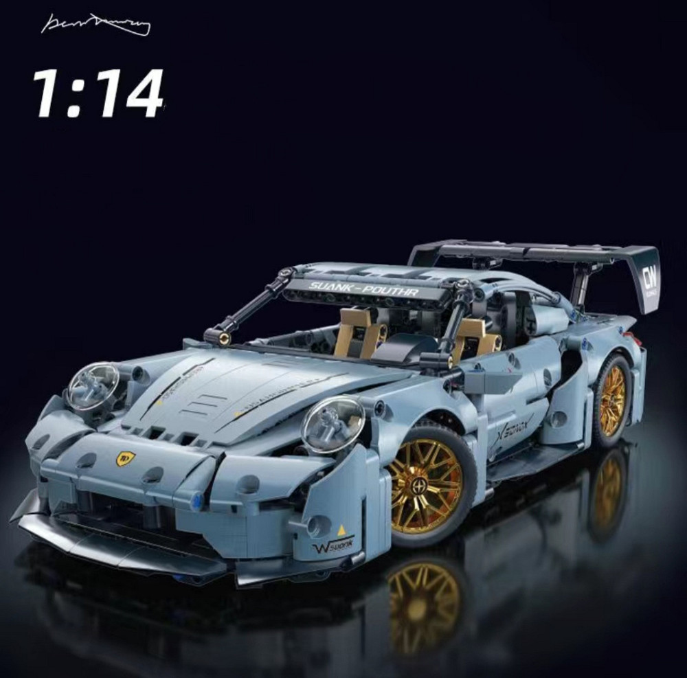 Конструктор машинка  Technic Porsche 911  975 деталей,в маштабі 1:14  975 деталей Порш 911 в коробці Киев - изображение 1