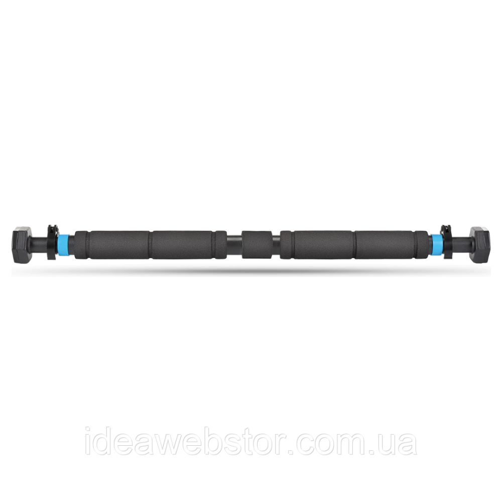 Турнік розсувний GYMTEK 65-100 см для дому дверний у розпір без свердління сталевий з м'якими EVA ручками навантаження до 150 кг Київ - фото 11