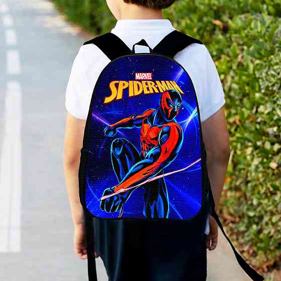 Рюкзак дитячий людина павук, спайдермен "Spiderman" 34х27см, міський ранець для хлопчика з принтом (00387) Київ