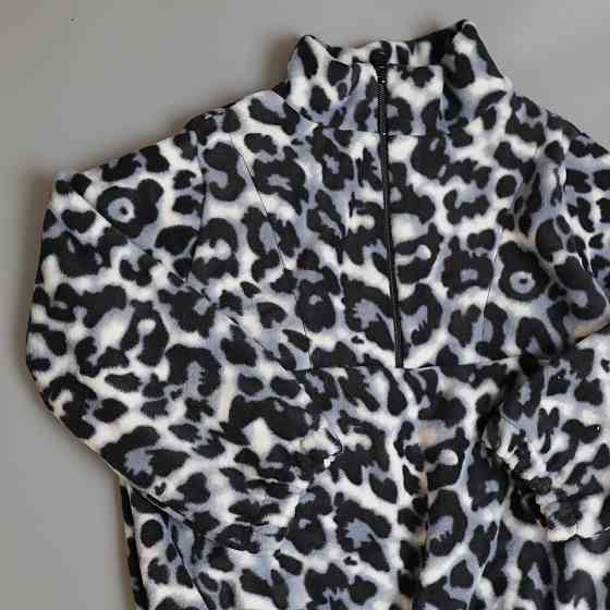 Чорний демісезонний костюм лео сірий (толстовка на змійці+штани) Кам'янець-Подільський