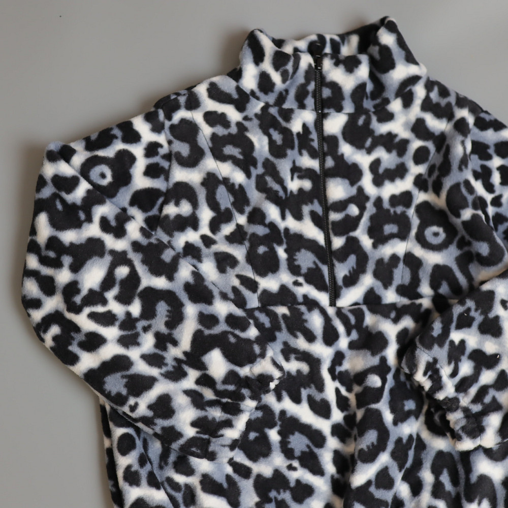 Чорний демісезонний костюм лео сірий (толстовка на змійці+штани) Кам'янець-Подільський - фото 4