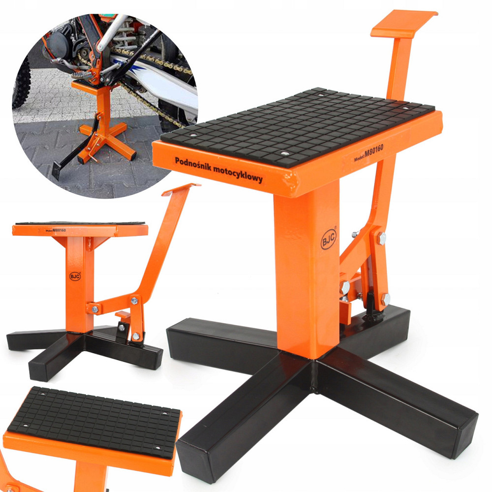 Домкрат подставка металлическая для мотоцикла 136 кг BJC Mar-Pol (M80160) Нововолынск - изображение 1