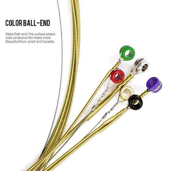 Струни Orphee TX630 для акустичної гітари, 6 шт Київ