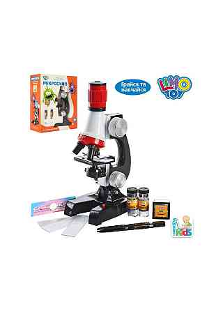 Мікроскоп SK 0008 пробірки, світло, бат., кор., 24 см, шт Київ