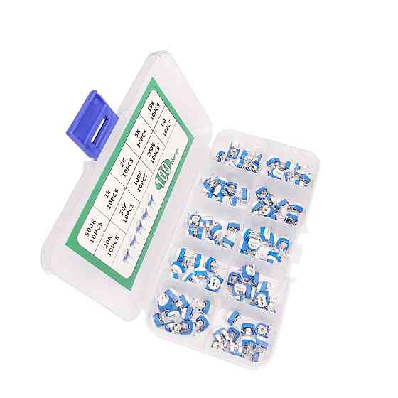 Набір потенціометрів RM065, 100 шт, 500 Ом – 1 МОм Київ