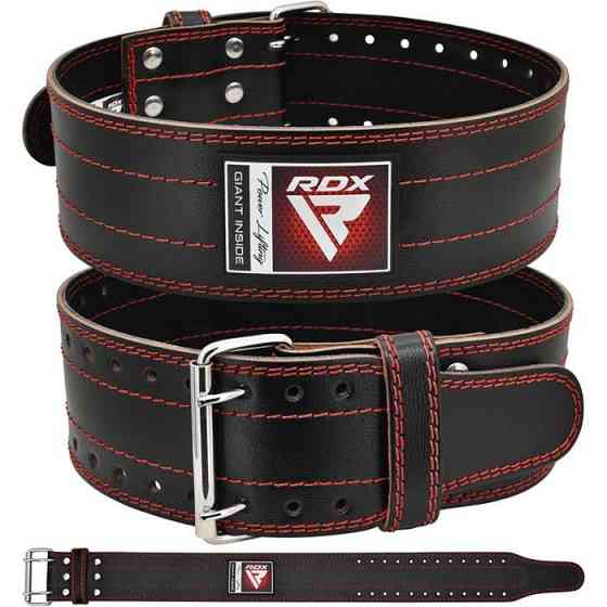 Пояс для важкої атлетики RDX Leather Black XL Кам'янське
