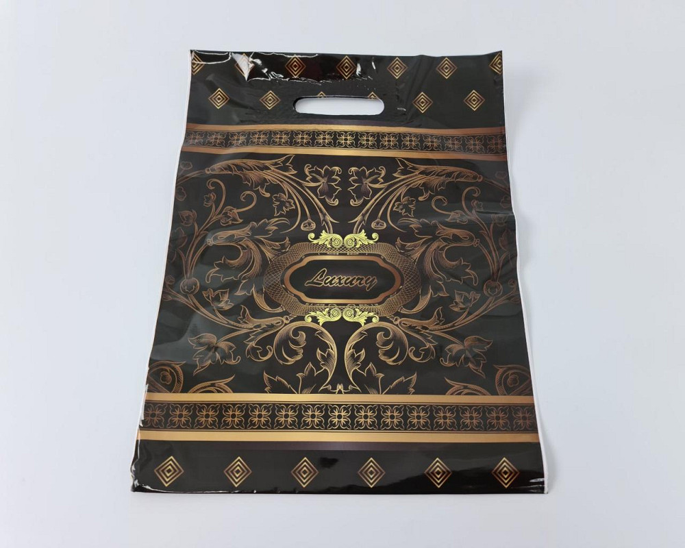 Пакет с прорезной ручкой, ламинированный 