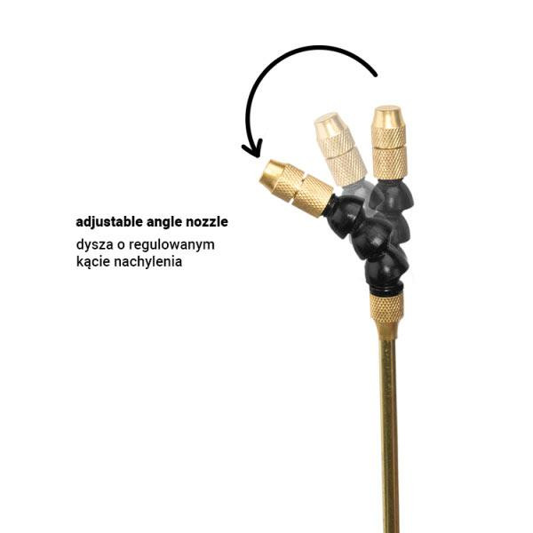 Телескопічний латунний наконечник, 47-75см, регульованим кутом насадки, ASA12-4775 Київ - фото 2