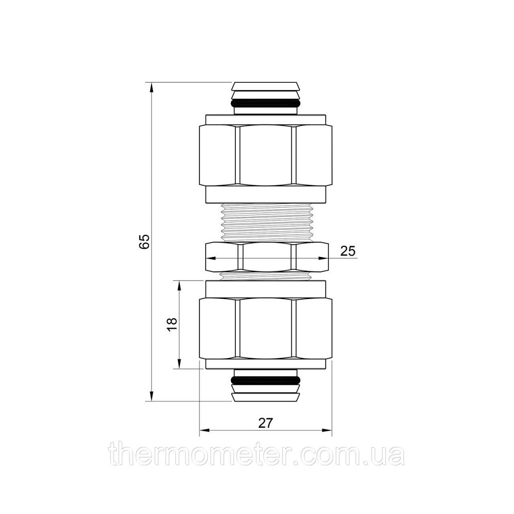Переходник обжимной Thermo Alliance Standart 20х20 SD152W2020 Киев - изображение 2