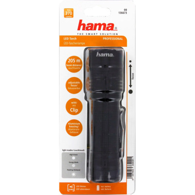Ліхтар Hama Professional 4 LED Torch L370 Black (00136673) Вінниця - фото 3