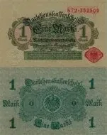 Германия 1 марка 1914г UNC P-51 Полтава - фото 1