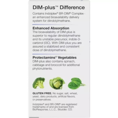 Витаминно-минеральный комплекс Nature's Way Метаболизм эстрогенов, DIM-plus, Estrogen Metabolism, 60 вегетарианс (NWY-14810) Винница - изображение 3