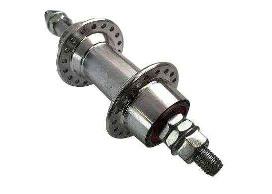 Втулка заднего колеса велосипеда (алюминий) (36 спиц, трещотка, на пром подшипнике) (Silver) KL Мукачево