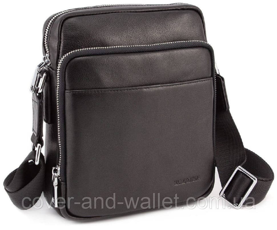 Стильная мужская кожаная сумка мессенджер Marco Coverna 7702-1A Киев - изображение 9