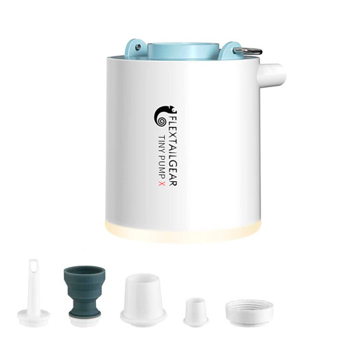 Насос електричний портативний 180л/хв 1300мАг з ліхтариком 3в1, Tiny Pump X Вінниця - фото 1