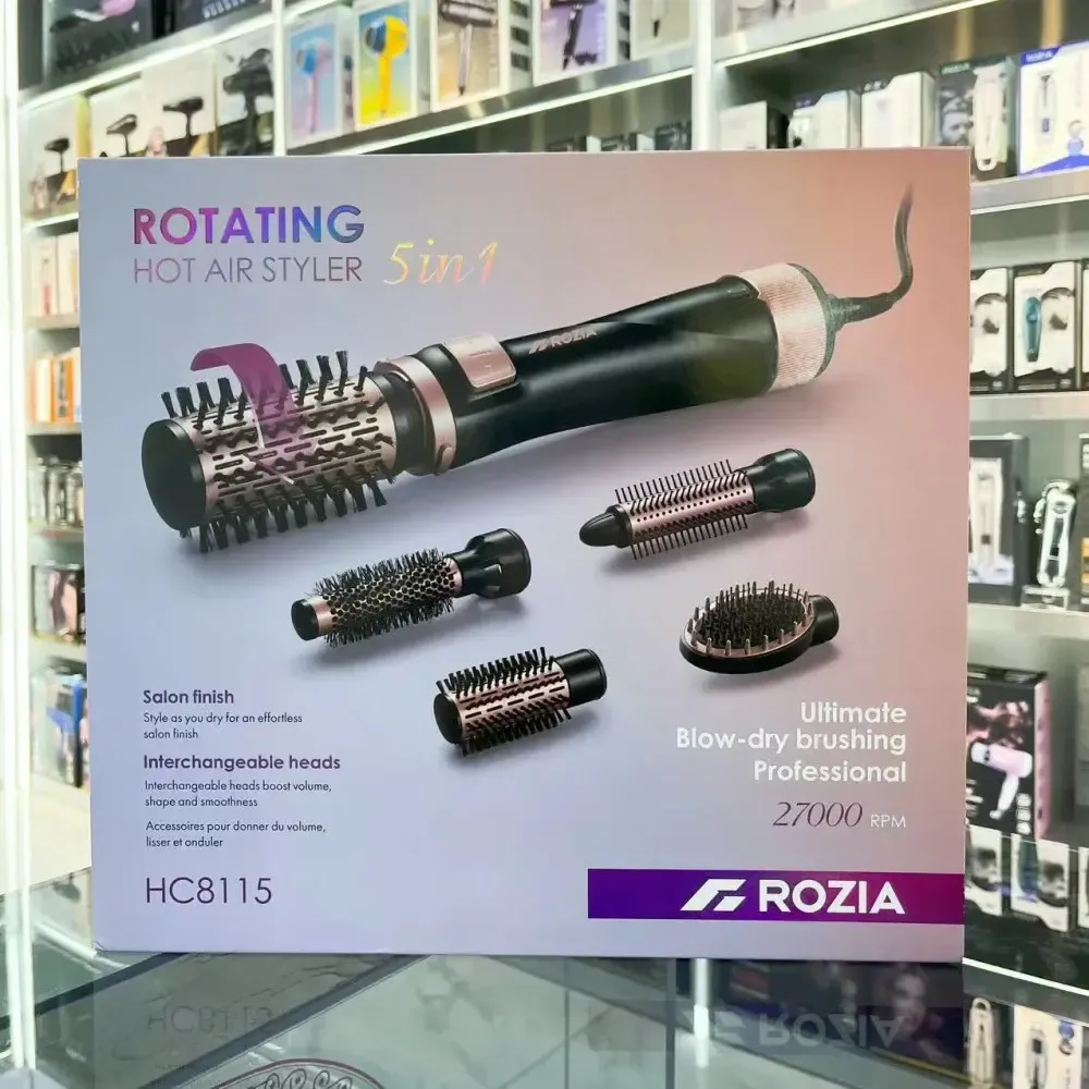 Фен-стайлер с вращающейся насадкой ROZIA 5в1 HC8115 hair dryer AND-6162-6 Коломыя - изображение 4