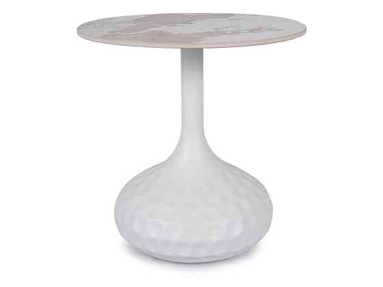 Журнальний столик SALO B білий д.50*49 Киев