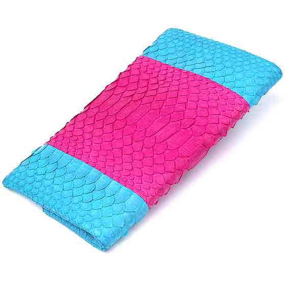 Яскравий жіночий клатч Snake Leather sale_14993 Рожевий Київ