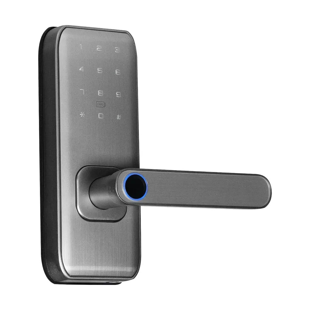 Замок біометричний автономний Trinix TRL-5406BTF Silver L/R з Bluetooth, зчитувачем відбитків пальців і карт Mifare (65-00089) Киев - изображение 15