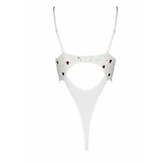 Еротичний боді з малюнком Passion LOVELIA BODY XXL/XXXL, white Львів