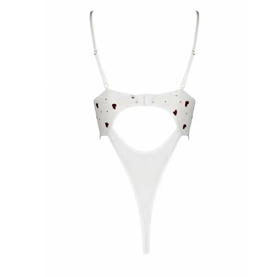 Еротичний боді з малюнком Passion LOVELIA BODY XXL/XXXL, white Львів - фото 6