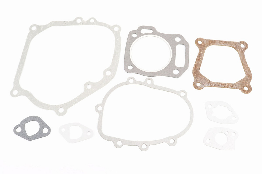 Прокладки двигуна 168FB-L-68mm, к-кт 8 деталей, (пароніт), Тип 2 Бершадь - фото 1