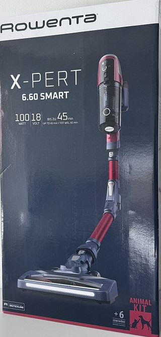 Акумуляторний Вертикальний Ручний Пилосос ROWENTA X-PERT 6.60 Smart. Харків - фото 1