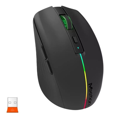 Мышка Meetion BTM002 Wireless/Bluetooth Black (MT-BTM002-A) Винница - изображение 1