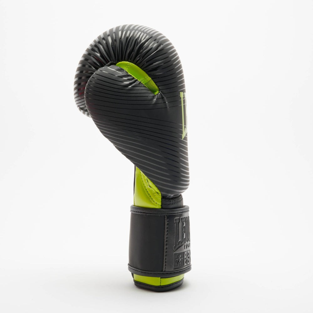 Боксерські рукавиці Leone GN313 WAVES Black 16 унцій (капу в комплекті) Каменское - изображение 7