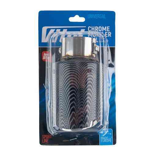 Насадка на глушитель НГ-1128-Crb, внутренний диаметр 58мм, длина 153мм, внешний диаметр 89мм Харьков