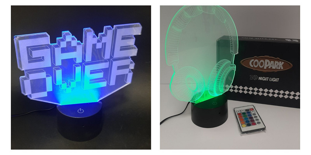 3D нічник ілюзійна лампа 11471 Луцьк - фото 3