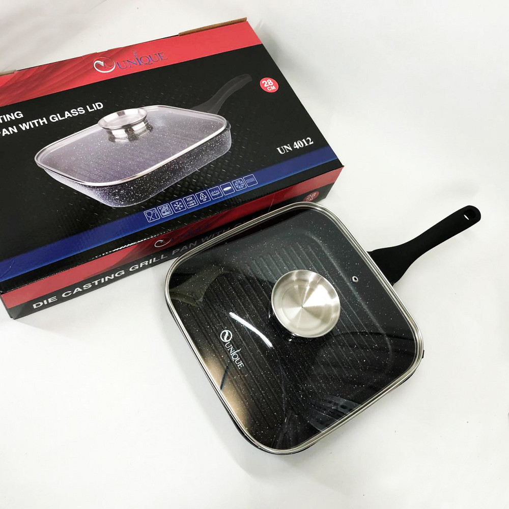 Сковороду для варки UNIQUE, Сковорода алюминиевая углубленная, Кованая алюминиевая сковорода SM-59 Львов - изображение 7