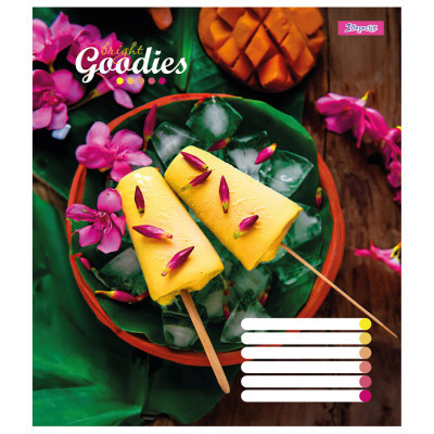 Зошит 1 вересня А5 1В Bright goodies 96 аркушів лінія (767419) Вінниця - фото 5