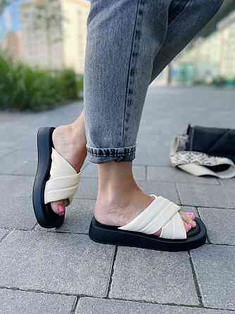 teona Шльопанці жіночі TEONA 265 бежеві (літо, шкіра натуральна) (5248) Коломия