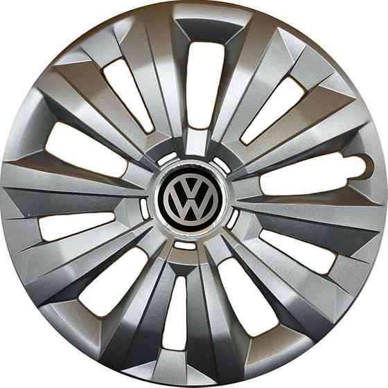 Автомобильные модельные колпаки R15 Volkswagen 346 4шт, SJS, серебряные Киев