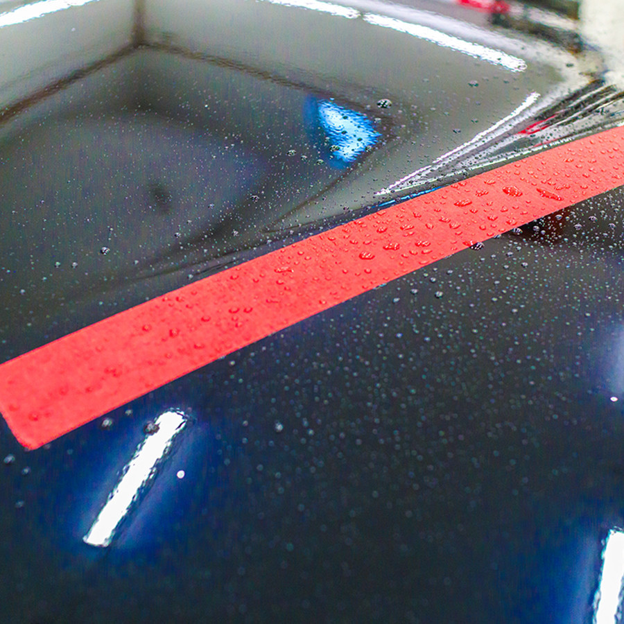 Преміум стрічка малярна воднонепроникна APP Red Tape 24мм х 45м 110*C червона, 070252 Киев - изображение 7