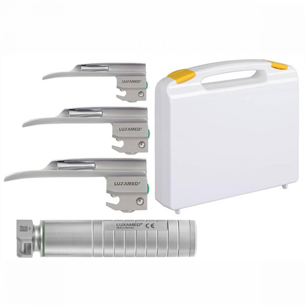 Набір F.O. ларингоскоп дорослий LED Eco 2,5В + 3 Miller клинка Luxamed Дніпро - фото 1